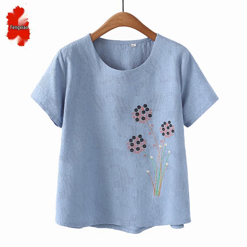 

Elderly Women s Summer Floral Casual Wear 4XL