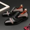 Fashion Size 38-47 Fashion Men Derby Shoes Men Comfortable Lace Up Busines Office Dress Shoes British Gentleman Social Leather Shoes Men