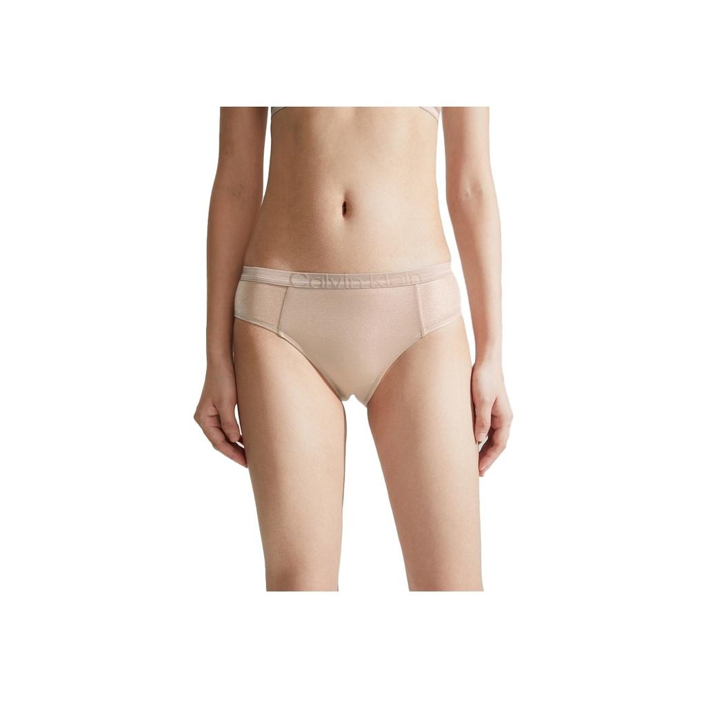 Calvin Klein High Slit Triangle Underwear Women underwear Elegant-Gold QF7439AD
