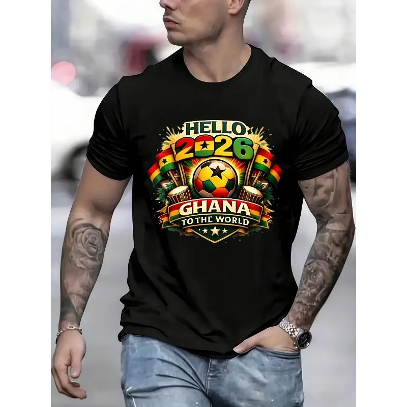 

Men s T-Shirt With A Soccer Design—Breathable, Moisture-Wicking, And Soft—Perfect For Daily Commutes, Lounging At Home, And Casual Wear, Streetwear S чёрный