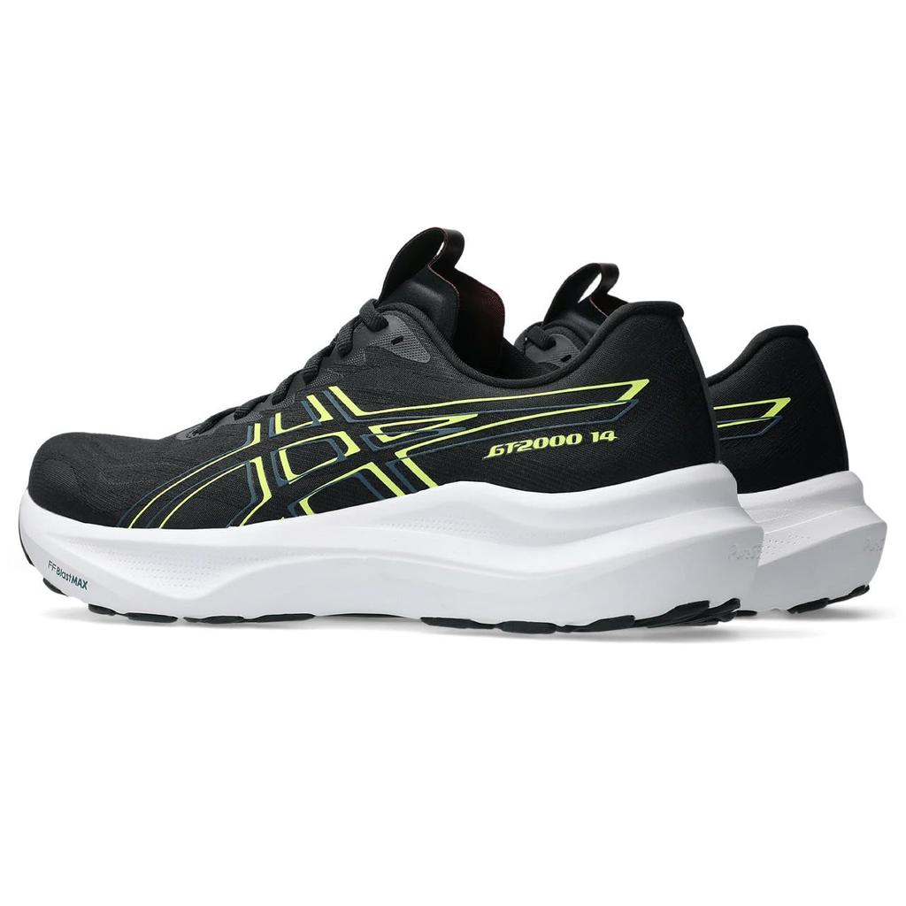 Asics 14 Running 003 Size 2E GT-2000 Shoes, 1011C056, Men's, (Black/Citron), 31.0 Cm,