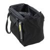 BIGMAN Double Zip Tool Bag, Volume 13, BMB-06, Durable Black Fabric Tool Bag for DIY and Outdoor Use, Model Number: 4962308193272