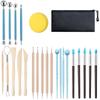 25Pcs DIY Ceramics Polymer Sculpting Tools Wax Carving Pottery Molding Tool Kit  Adults