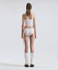 VINAJ Shirred Halter Neck Bikini Bra (White)