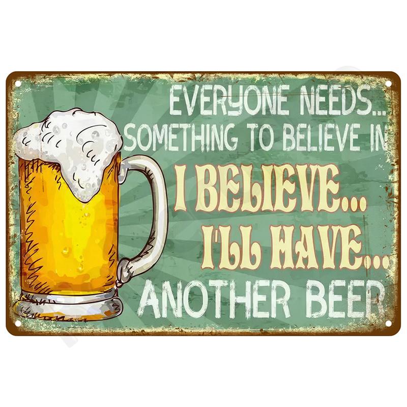 Art Mural Rétro Plaque en Étain Intérieur Extérieur Esthétique Pièce Vintage Articles Décoration Maison Décoration Luxe Métal Plaque Affiche Plaques Bar