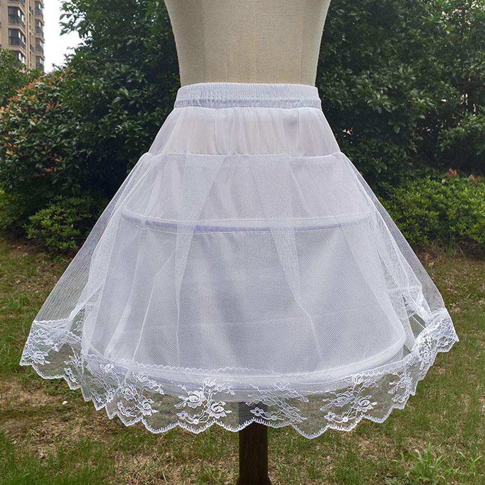 Lolita Petticoat White Crinoline Skirt Fashion Wedding Petticoats  Party Dress