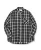 AVANDRESS Smith Overfit Check Shirt White