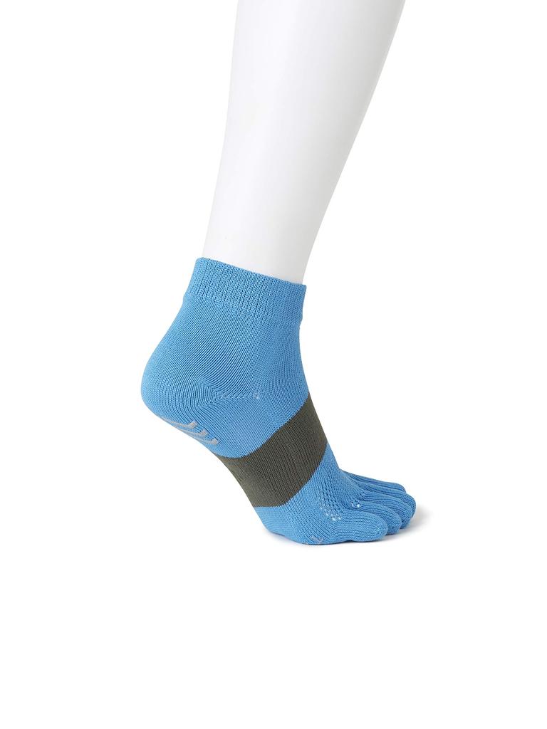 Tabio Racing Run Größen Sports Türkis Fünf-Zehen-Socken, 25,0-27,0 cm, Socken,