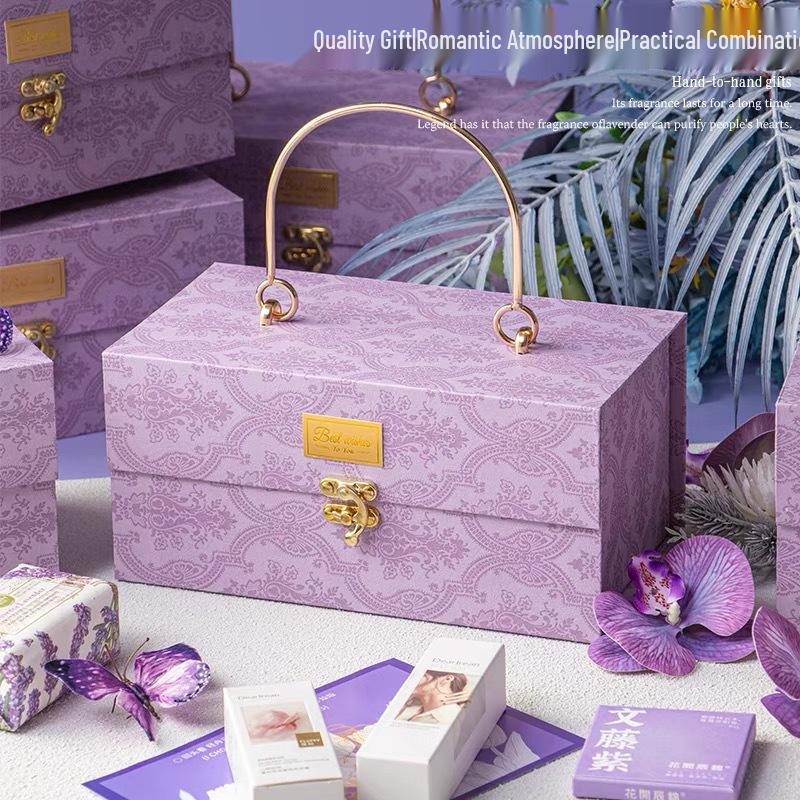 In-Stock Metal Flip-Top Wedding Favor Box for Gifts, Candy & Silk Scarves