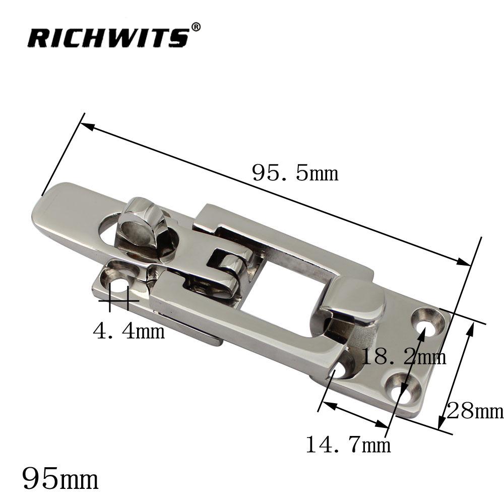 Marine Yacht Safety Keyhole Lock Buckle - 316 Stainless Steel
