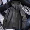 Unisex Winter Waterproof Windproof Outdoor Jacket With Removable Fleece Liner Hiking Camping Travel
