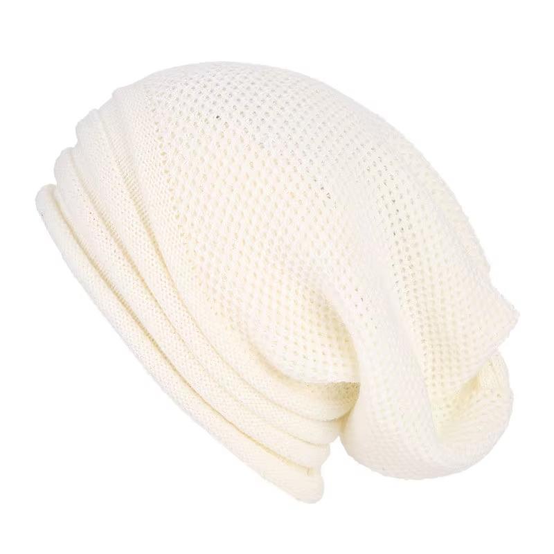 Vinter baggy slouchy lue ullstrikket varm lue for menn kvinner lue oversized vinterlue for ski cappello uomo