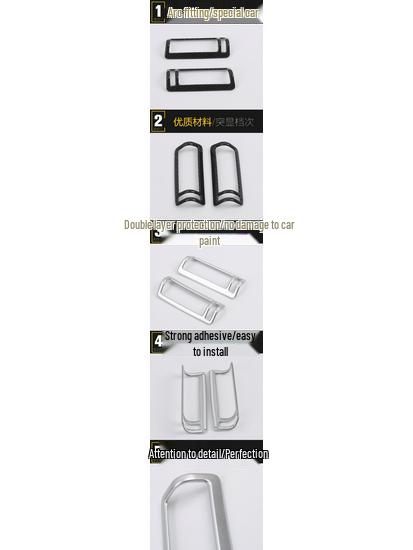 Suitable A6L Rear B-Pillar Air Outlet Decorative Frame & Protective Cover