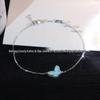 Exquisite Turquoise Butterfly Bracelet - Hand-inlaid Artisan Jewelry In Fairy Style