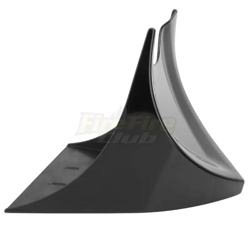 Spoiler frontal de carenagem universal para motocicleta, preto, queixo inferior, para harley fatboy softai V-RODSportster xl touring glide, todos os modelos
