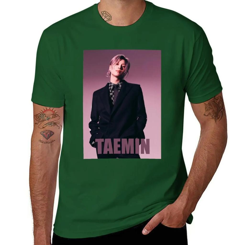 TAEMIN ADVICE T-Shirt animal prinfor boys aesthetic clothes Blouse clothing