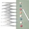 Adjustable Length Sewing Gauge Tool Buttonhole Mark Equidistant Measuring Tool  For Sewing
