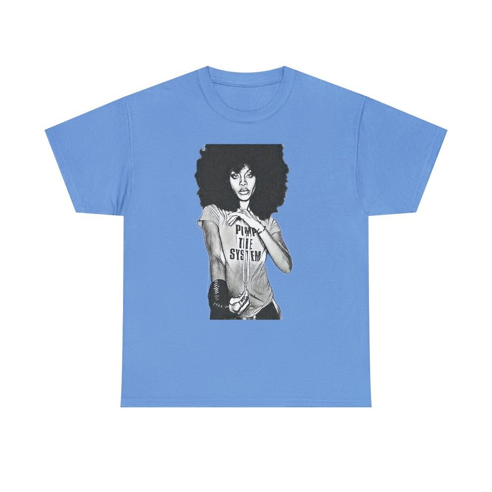 

Erykah Badu Graphic Print Black and White Art Unisex Heavy Cotton T-Shirt 3XL