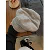 Literary Retro Solid Color Octagonal Beret Korean Style Ins Face Changing  Autumn and Winter Atmosphere  Versatile and Trendy