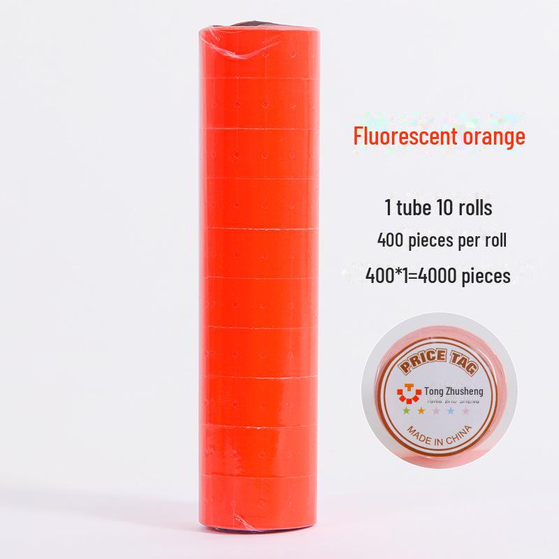 White Self-Adhesive Price Label Stickers for Supermarket Coding