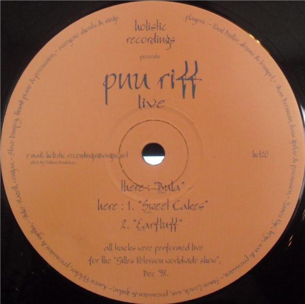 

12inch Record PNU RIFF - Live hol20 Holistic Record 1998 UK Dance & Electronica Used