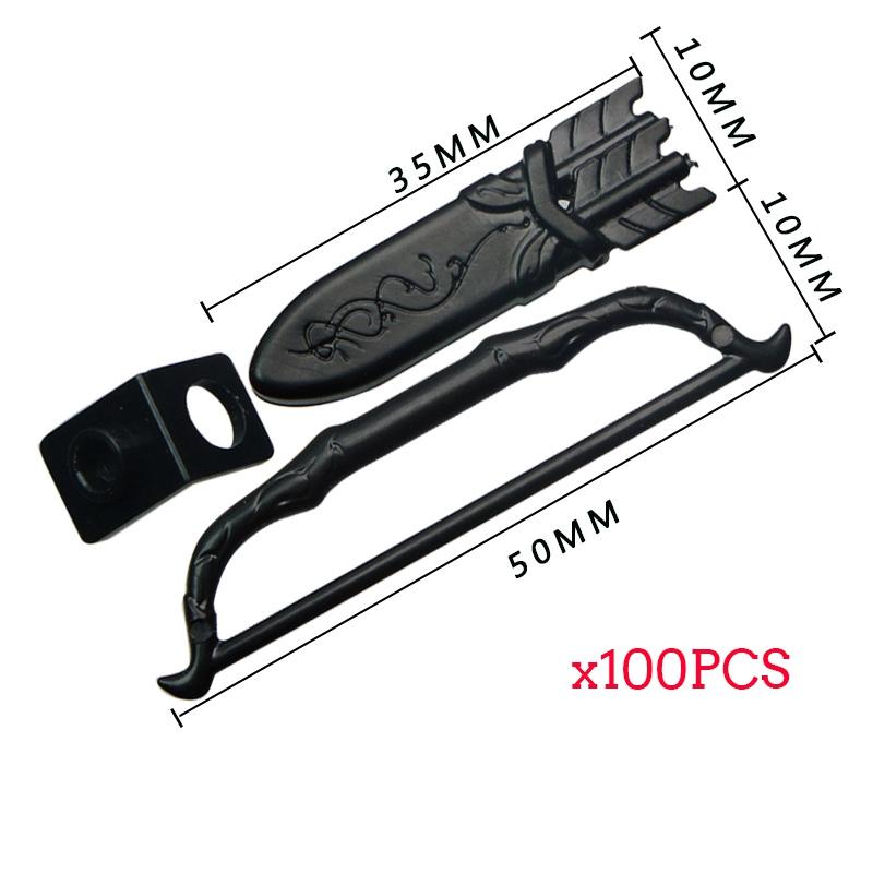 100PCS MOC Medieval Knights Weapons Rome Warriors Soldier Bow and Arrow Building Blocks DIY Brick Accessories Toys For Kid Gifts