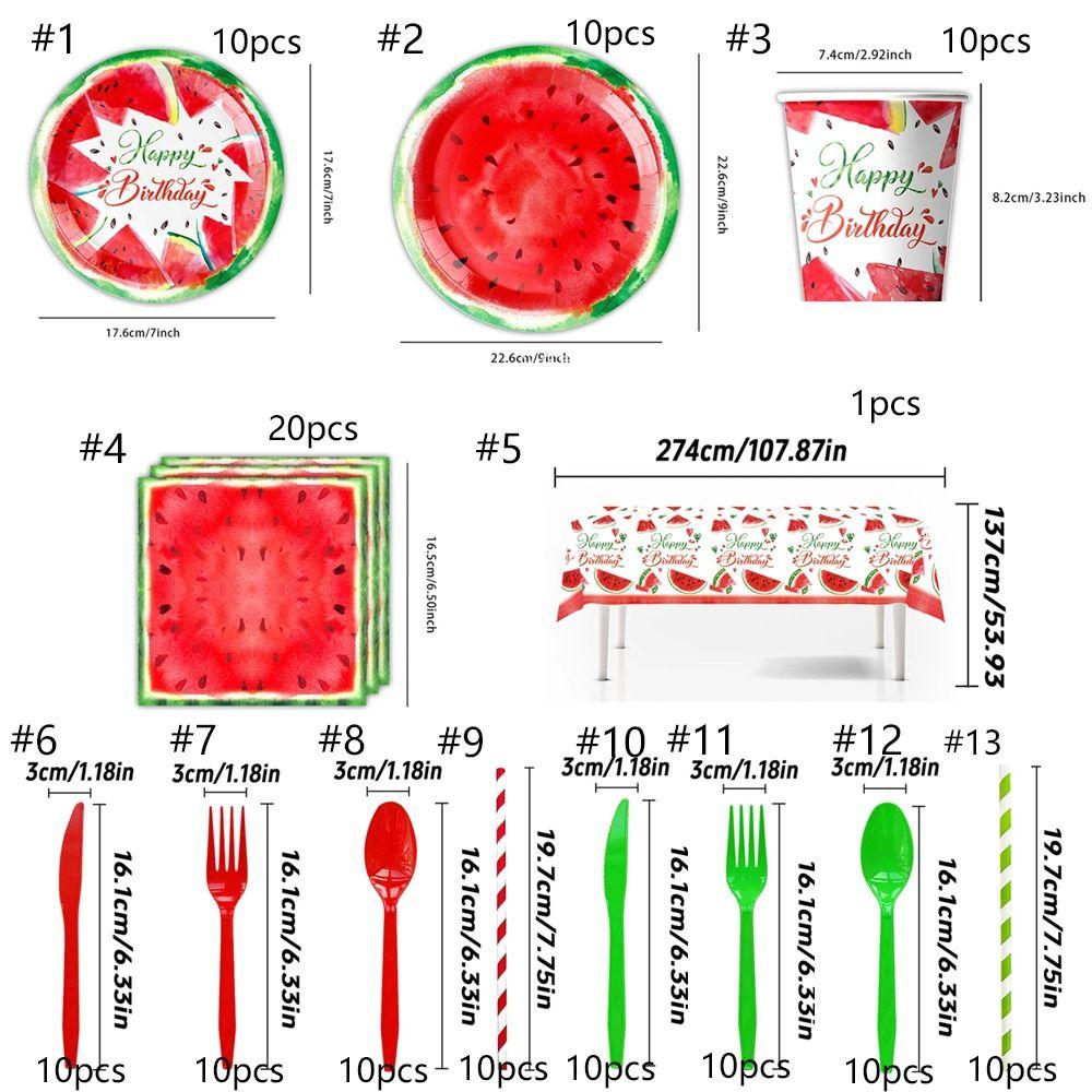 Cups Plates Napkins Tablecloth Disposable Paper Tableware Baby Shower