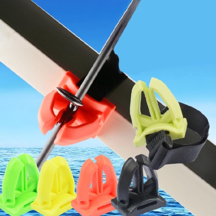 Adjustable Fishing Poles Clamps Nonslip Universal Fishing Rod Stand Portable Poles Rack Baits Holder With Fastening Strap