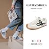 2025 new thick-soled ballet training shoes, red inner height-increasing women's shoes, soft soles are not tired, versatile casual little white shoes