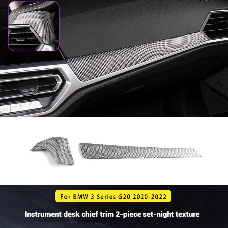 For BMW 3 Series I3 G20 2020-2022 LHD Car Center Console Gear Shift Panel Cover Trim Stickers Interior Accessories