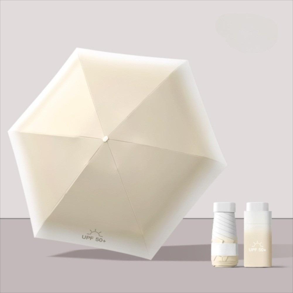UV Protection Small Pocket Rain Umbrella Parasol Vinyl Folding Umbrella Mini Sun Umbrella  Outdoor