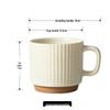 Ins Style White & Brown Ceramic Mug