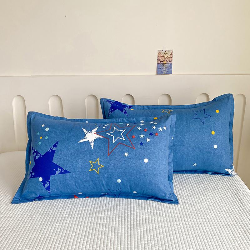 2 Pcs Reative Printed Pillowcase48x74cm Home Decorative Pillow Cover High Quality Pillow Sham