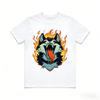 Yiff in Hell Furry Shirt Fursona Fandom Tshirt Hot Furry Wolf Printed TShirt Modern and Trendy Mens Tee Cosplay Role Play Tops