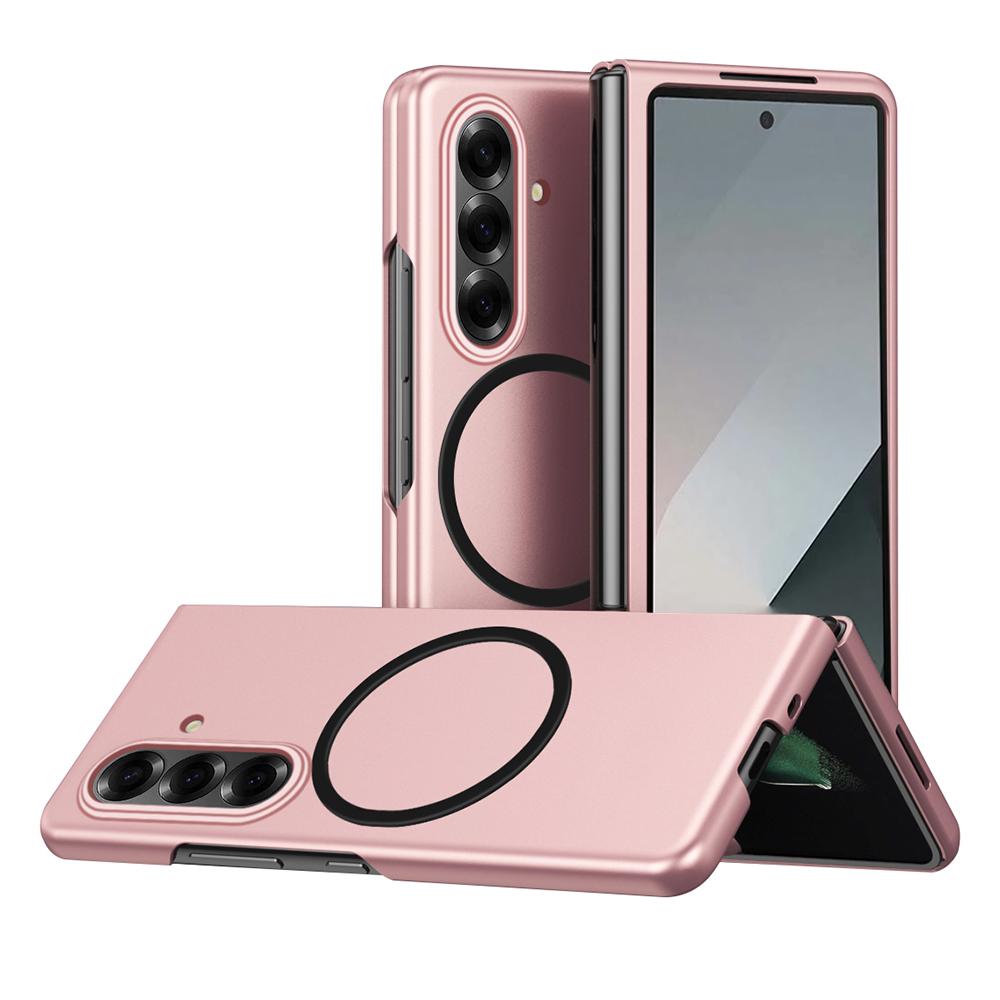 For Samsung Galaxy Z Fold7 5G Case Compatible with MagSafe Skin-Touch Matte Hard PC Phone Cover