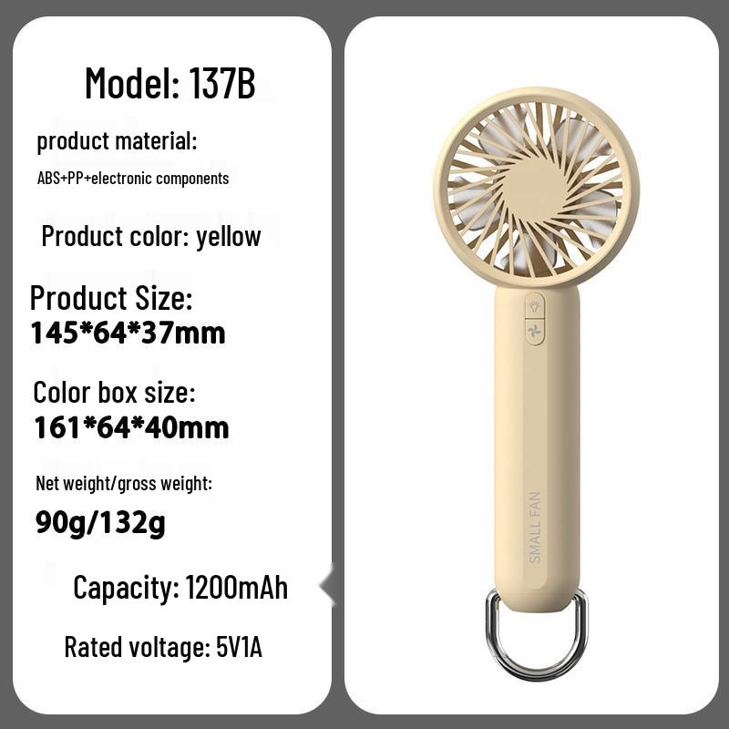 

High-Speed USB Mini Handheld Fan: 100-Speed Lightweight Electric Fan 40.5*33*32 cm