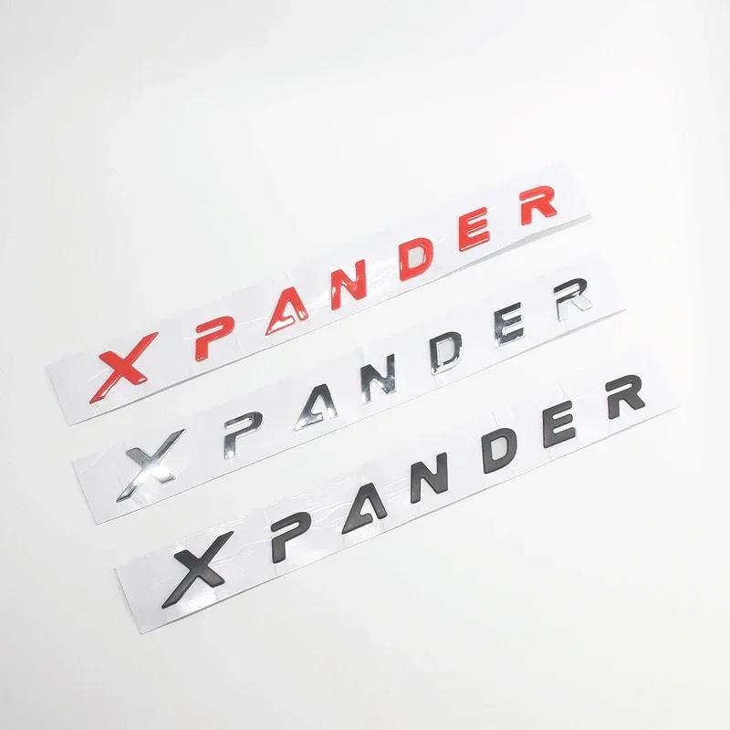 Gzcp7 ABS Car Rear Trunk Letters Emblem Decal Badge for Mitsubishi Xpander Logo Pajero Outlander Eclipse Delica Grandis Decoration