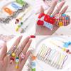 10Pcs/pack Polyester Phone Strap Lobster Clasp Phone Strap Doll String Keychain Phone Lanyard