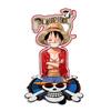Standing Sign For OPCG OP Monkey D. Luffy Self Made Cartoon Anime Game Desktop Decoration Toy Fans Gift 15cm