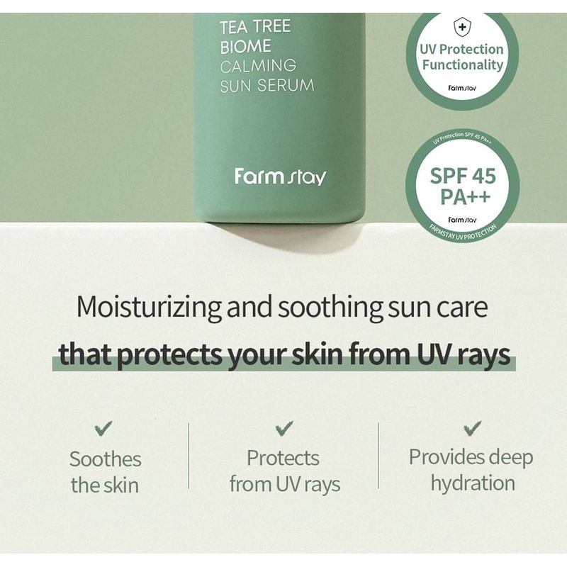 FARM STAY Tea Tree Biome Calming Sun Serum