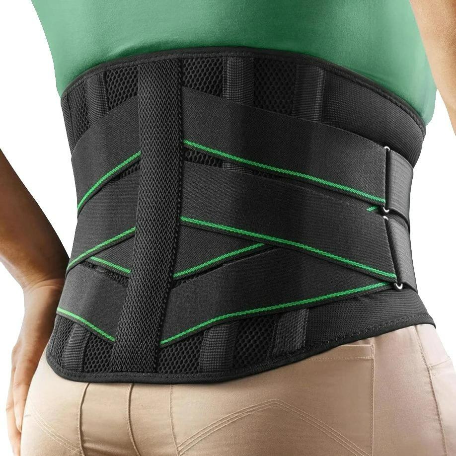 Adjustable Breathable Mesh Lumbar Back Brace Waist Support Back Support for Adults Manufacturer's Sports Equipment