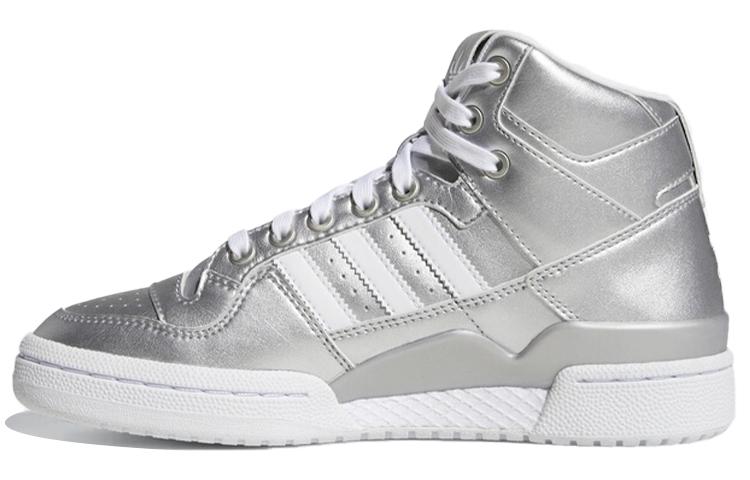 Adidas Originals Forum Mid  Silver White  Women s D98185 38