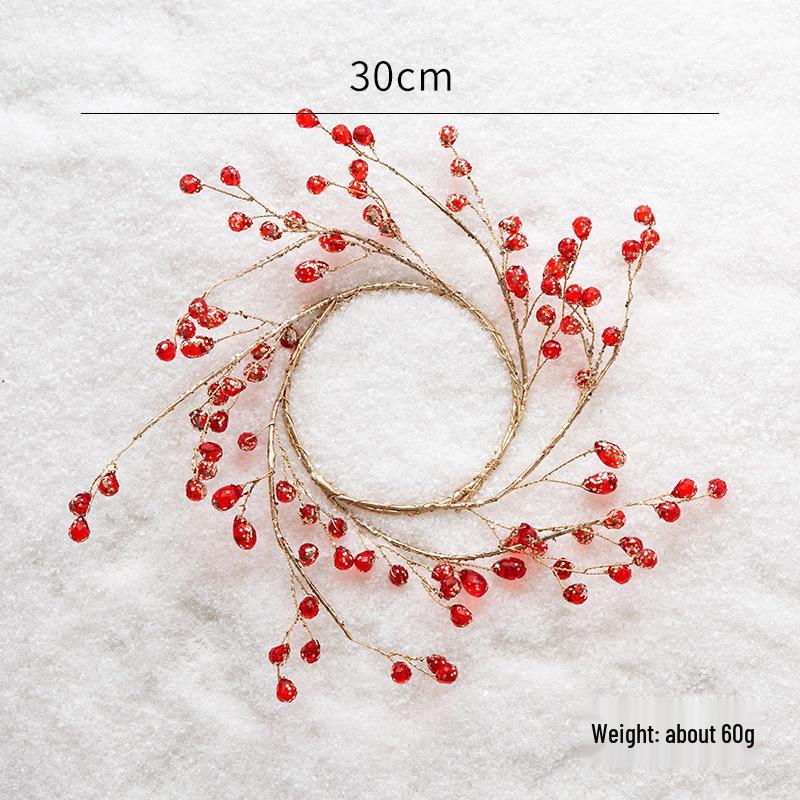 NUCHI Christmas Tree Beaded Garland & Ornaments for Desktop Decoration