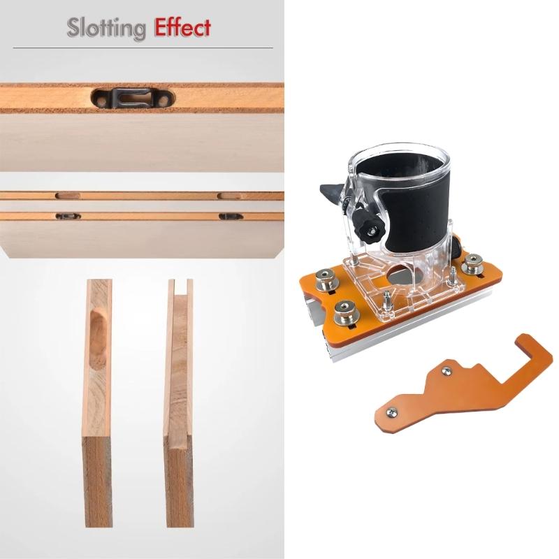 Professional Woodworking Grooving Board With Precise Positioning Systems And Clear Protective Cover For Accurate Cut