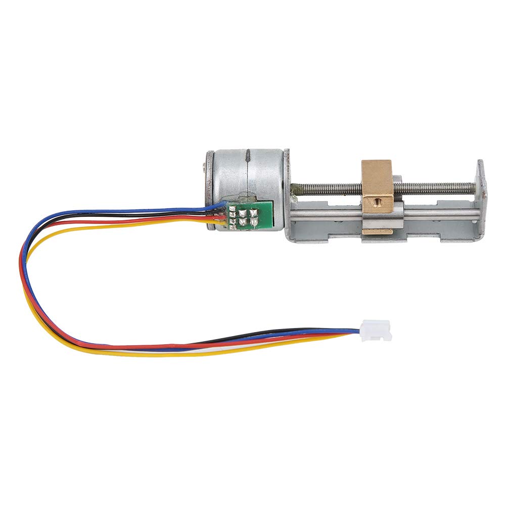 Mini Linear Stage Actuator, Small Slide Rail Screw Stepper Motor, Stepper Motor with Planetary Reducer for Measuring Equipment, Printers