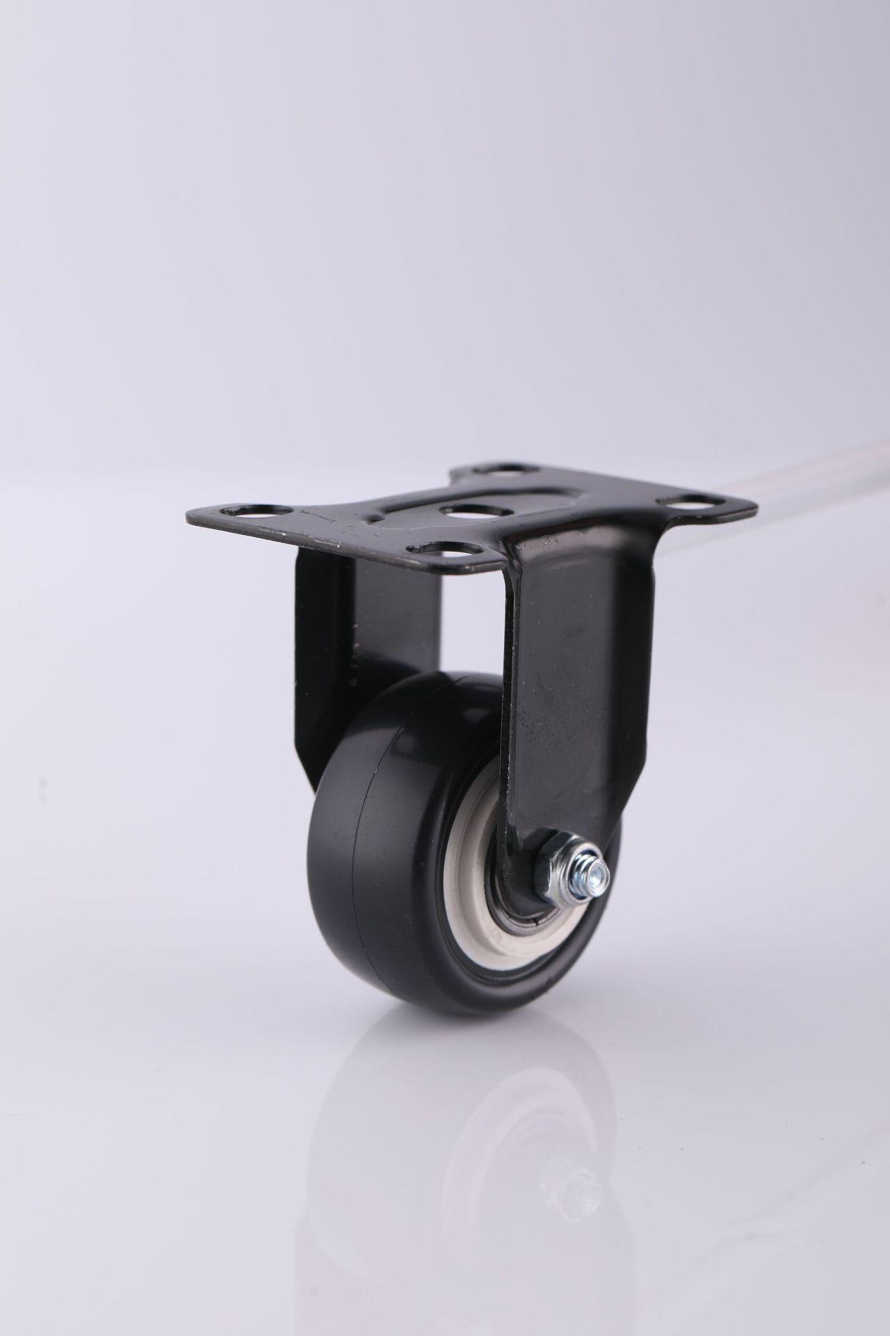 Universal Silent Casters with Brake: 1-2 inch Swivel Wheels for Furniture.