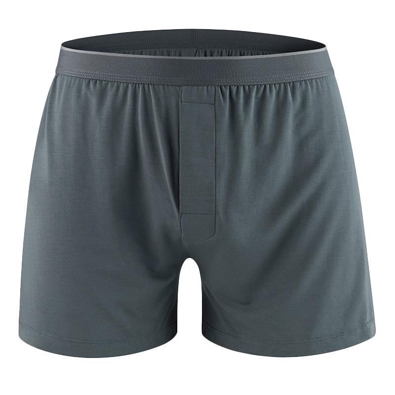 Herren Übergröße 60er-Pack Modal Atmungsaktive Boxershorts - Jugend Lockerer Schnitt, Vier-Ecken-Stil