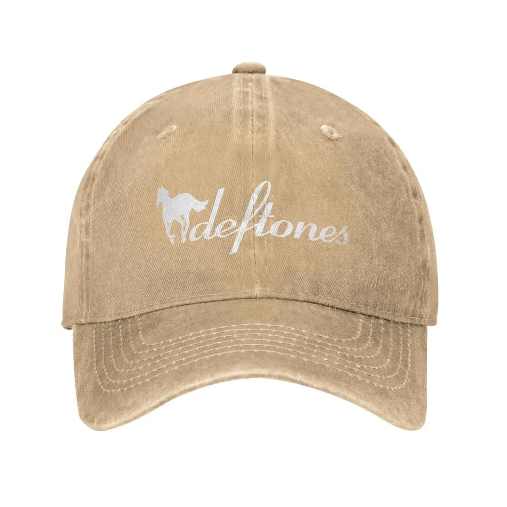 Summer Deftones Rock Band Baseball Cap Sun  Sun-Proof Design Washed Hip Hop Hats Unisex Men Trendy Tennis Skate Baseball Caps