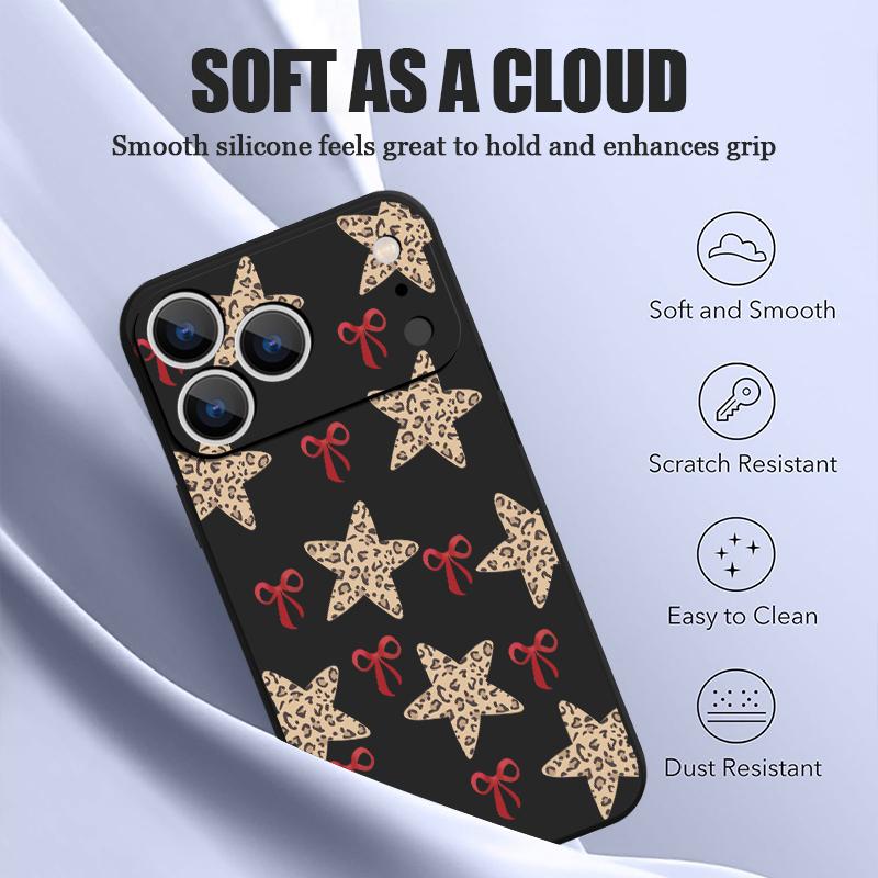 Magnetic For Magsafe Case For iPhone 17 Pro Max Silver Stars Print Soft Silicone Phone Back Cover For iPhone 16 15 14 13 Pro Max 16e 17e