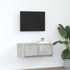 TV Cabinet Concrete Grey 60 x 31 x 25.5 cm Engineered Wood